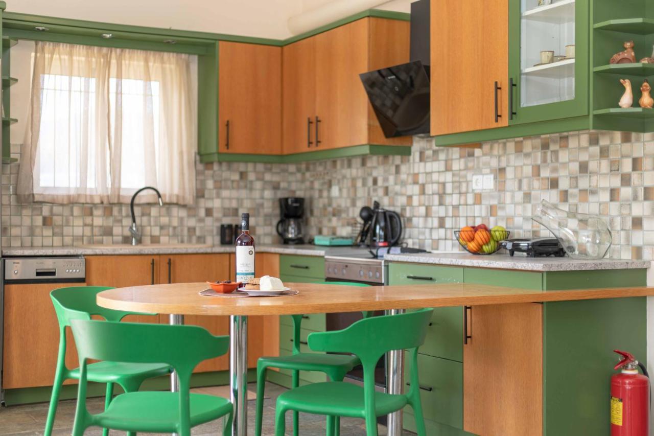 Villa Melenia For Family Holidays By The Beach Agia Pelagia Exterior foto